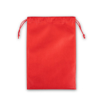 Großer Turnbeutel aus Vliesstoff mit thermoversiegeltem Verschluss 60 g/m² farbe rot zweite Ansicht
