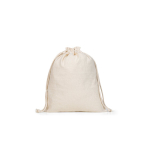 Baumwoll-Turnbeutel mit Henkeln und Verschluss, 120 g/m² farbe natürliche farbe
