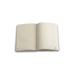A6 Notizbuch mit Hartcover, geeignet für Sublimation, linierte Seiten farbe weiß vierte Ansicht