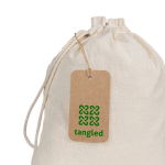 Etikett aus Recyclingpapier mit Naturkordel 700 g/m² farbe natürliche farbe fünfte Ansicht