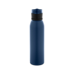 Sportflasche aus recyceltem Edelstahl, einwandig, 670 ml farbe marineblau zweite Ansicht