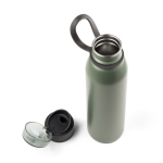 Sportflasche aus recyceltem Edelstahl, einwandig, 670 ml farbe militärgrün fünfte Ansicht