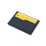 Kartenetui mit RFID-Schutz und Kunstleder-Finish für 5 Karten farbe bondi blau vierte Ansicht