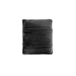 Weiche 3-in-1-Fleecedecke mit Fronttasche 220 g/m² farbe schwarz zweite Ansicht