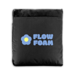Weiche 3-in-1-Fleecedecke mit Fronttasche 220 g/m² farbe schwarz Ansicht mit Logo 3