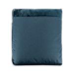 Weiche 3-in-1-Fleecedecke mit Fronttasche 220 g/m² farbe blau dritte Ansicht