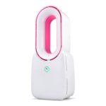 Tragbarer flügelloser Ventilator mit LED-Licht, 6 Farben und 4 Stufen farbe weiß fünfte Ansicht