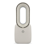 Tragbarer flügelloser Ventilator mit LED-Licht, 6 Farben und 4 Stufen farbe beige zweite Ansicht