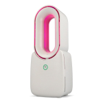 Tragbarer flügelloser Ventilator mit LED-Licht, 6 Farben und 4 Stufen farbe beige fünfte Ansicht