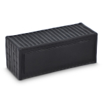 PU-Schaum-Antistressartikel in quadratischer Schiffscontainerform farbe schwarz