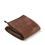 Polyester-Mikrofaserdecke mit Vollfarb-Sublimation 500 g/m² farbe braun zweite Ansicht