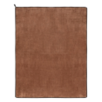 Polyester-Mikrofaserdecke mit Vollfarb-Sublimation 500 g/m² farbe braun vierte Ansicht