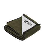 Polyester-Mikrofaserdecke mit Vollfarb-Sublimation 500 g/m² Ansicht mit Druckbereich