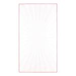 Schnelltrocknendes RPET-Strandtuch mit Sublimationsdruck, 100 x 180 cm farbe rot sechste Ansicht