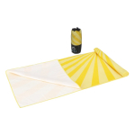 Schnelltrocknendes RPET-Strandtuch mit Sublimationsdruck, 100 x 180 cm farbe gelb