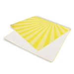 Schnelltrocknendes RPET-Strandtuch mit Sublimationsdruck, 100 x 180 cm farbe gelb dritte Ansicht