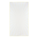 Schnelltrocknendes RPET-Strandtuch mit Sublimationsdruck, 100 x 180 cm farbe gelb sechste Ansicht