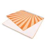 Schnelltrocknendes RPET-Strandtuch mit Sublimationsdruck, 100 x 180 cm farbe orange dritte Ansicht