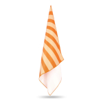 Schnelltrocknendes RPET-Strandtuch mit Sublimationsdruck, 100 x 180 cm farbe orange vierte Ansicht
