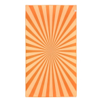 Schnelltrocknendes RPET-Strandtuch mit Sublimationsdruck, 100 x 180 cm farbe orange fünfte Ansicht
