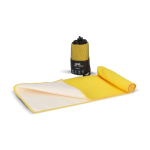 RPET-Handtuch mit Schnelltrocknungstechnologie und Beutel 40 x 80 cm farbe gelb