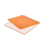 RPET-Handtuch mit Schnelltrocknungstechnologie und Beutel 40 x 80 cm farbe orange dritte Ansicht