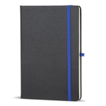 A5-Notizbuch mit PU-Hardcover für Lasergravur, liniert farbe blau