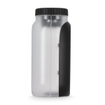 Multifunktionale Lunchbox mit Schraubdeckel und wiederverwendbarem Besteck farbe schwarz siebte Ansicht