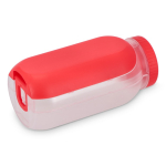 Multifunktionale Lunchbox mit Schraubdeckel und wiederverwendbarem Besteck farbe rot