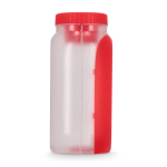 Multifunktionale Lunchbox mit Schraubdeckel und wiederverwendbarem Besteck farbe rot siebte Ansicht