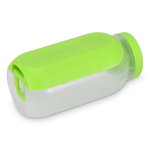 Multifunktionale Lunchbox mit Schraubdeckel und wiederverwendbarem Besteck farbe lindgrün