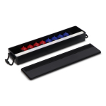 Kompaktes, tragbares Tisch-Curling-Spiel mit Aufbewahrungsbox farbe schwarz zweite Ansicht
