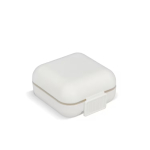Kompakter Tabletten-Organizer aus Kunststoff mit mehreren Fächern farbe weiß