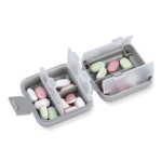 Kompakter Tabletten-Organizer aus Kunststoff mit mehreren Fächern farbe grau vierte Ansicht