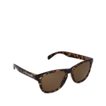 Sonnenbrille aus recyceltem Kunststoff in klassischer Form mit UV400-Schutz Ansicht mit Druckbereich