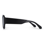 Sonnenbrille aus recyceltem Hartkunststoff mit UV400-Schutz farbe schwarz dritte Ansicht