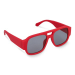 Sonnenbrille aus recyceltem Hartkunststoff mit UV400-Schutz farbe rot