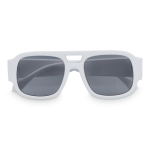Sonnenbrille aus recyceltem Hartkunststoff mit UV400-Schutz farbe weiß zweite Ansicht