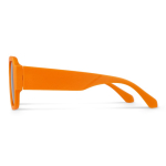 Sonnenbrille aus recyceltem Hartkunststoff mit UV400-Schutz farbe orange vierte Ansicht
