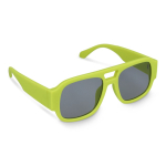 Sonnenbrille aus recyceltem Hartkunststoff mit UV400-Schutz farbe lindgrün