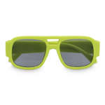 Sonnenbrille aus recyceltem Hartkunststoff mit UV400-Schutz farbe lindgrün zweite Ansicht
