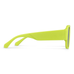 Sonnenbrille aus recyceltem Hartkunststoff mit UV400-Schutz farbe lindgrün dritte Ansicht