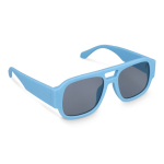 Sonnenbrille aus recyceltem Hartkunststoff mit UV400-Schutz farbe hellblau