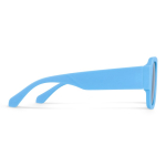 Sonnenbrille aus recyceltem Hartkunststoff mit UV400-Schutz farbe hellblau dritte Ansicht