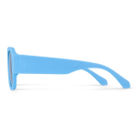 Sonnenbrille aus recyceltem Hartkunststoff mit UV400-Schutz farbe hellblau vierte Ansicht