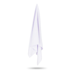 Schnelltrocknendes Polyesterhandtuch mit Sublimationsdruck 200 g/m² 50 x 100 cm farbe weiß dritte Ansicht