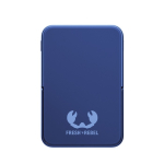 Magnetische Powerbank Fresh 'n Rebel mit kabelloser Ladefunktion, 10.000 mAh farbe blau dritte Ansicht