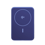 Magnetische Powerbank Fresh 'n Rebel mit kabelloser Ladefunktion, 10.000 mAh farbe blau vierte Ansicht