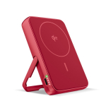 Magnetische Powerbank Fresh 'n Rebel mit kabelloser Ladefunktion, 10.000 mAh farbe rot