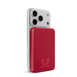 Magnetische Powerbank Fresh 'n Rebel mit kabelloser Ladefunktion, 10.000 mAh farbe rot zweite Ansicht